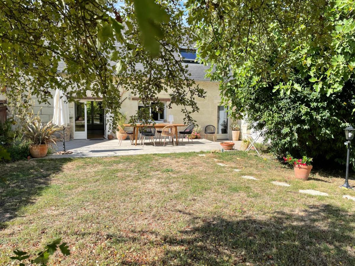 Chambres D Hotes Avec Piscine Et Spa La Foliere Saumur Villebernier Dış mekan fotoğraf