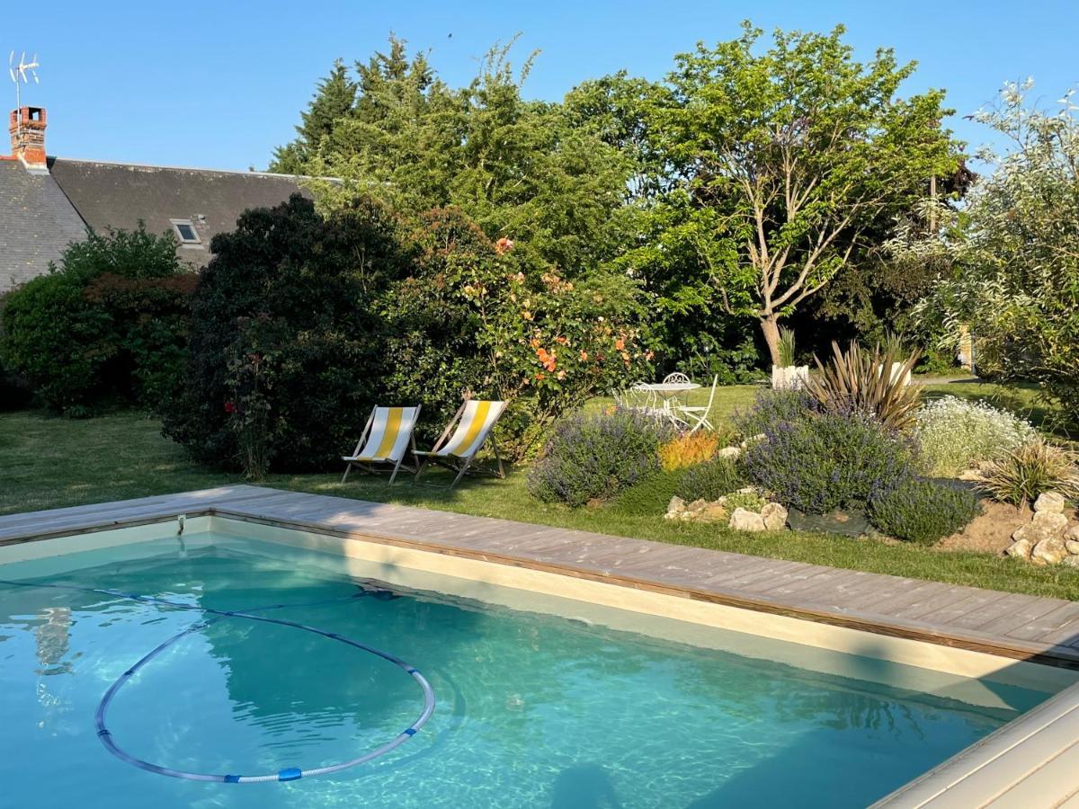 Chambres D Hotes Avec Piscine Et Spa La Foliere Saumur Villebernier Dış mekan fotoğraf