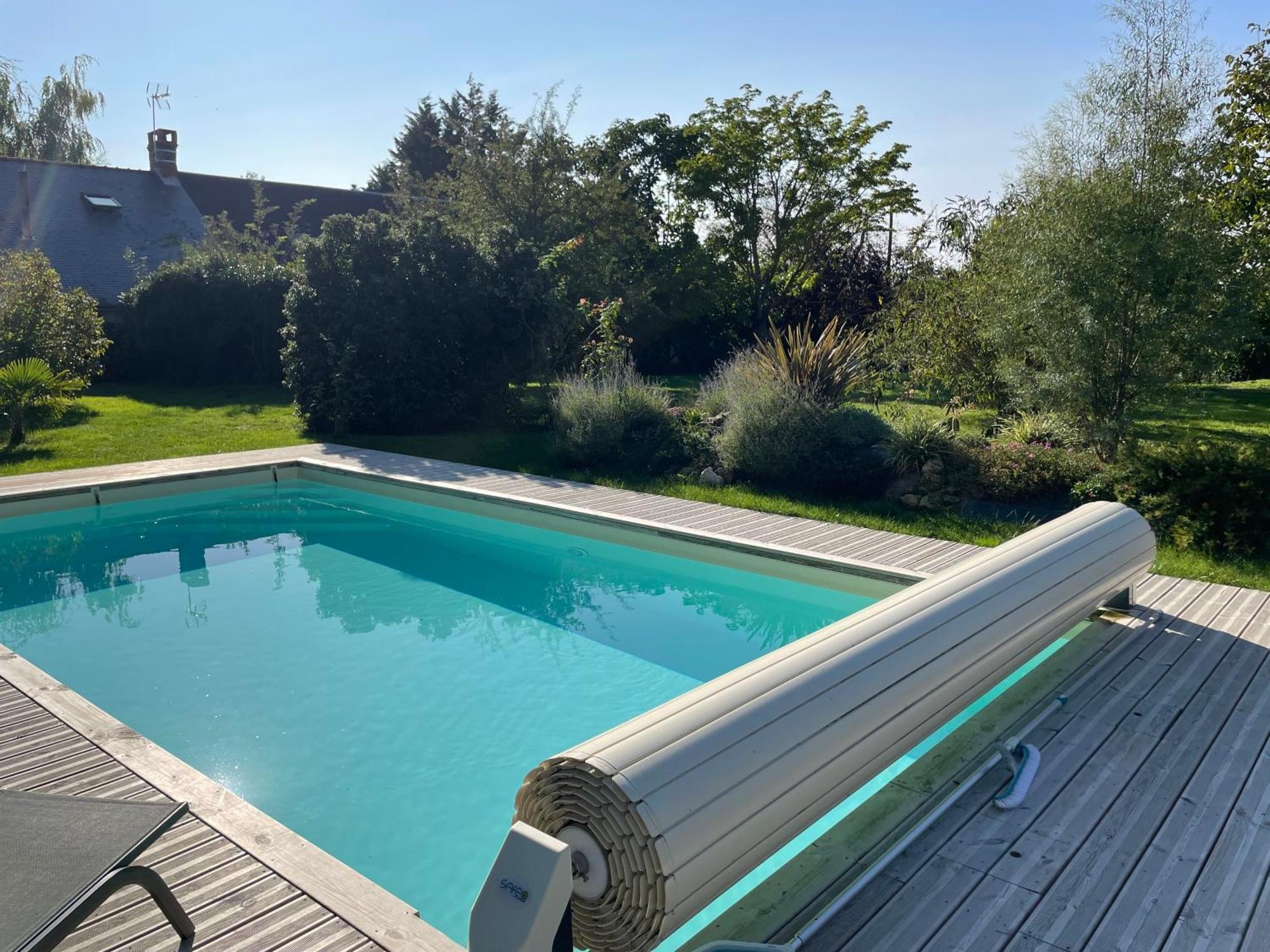 Chambres D Hotes Avec Piscine Et Spa La Foliere Saumur Villebernier Dış mekan fotoğraf