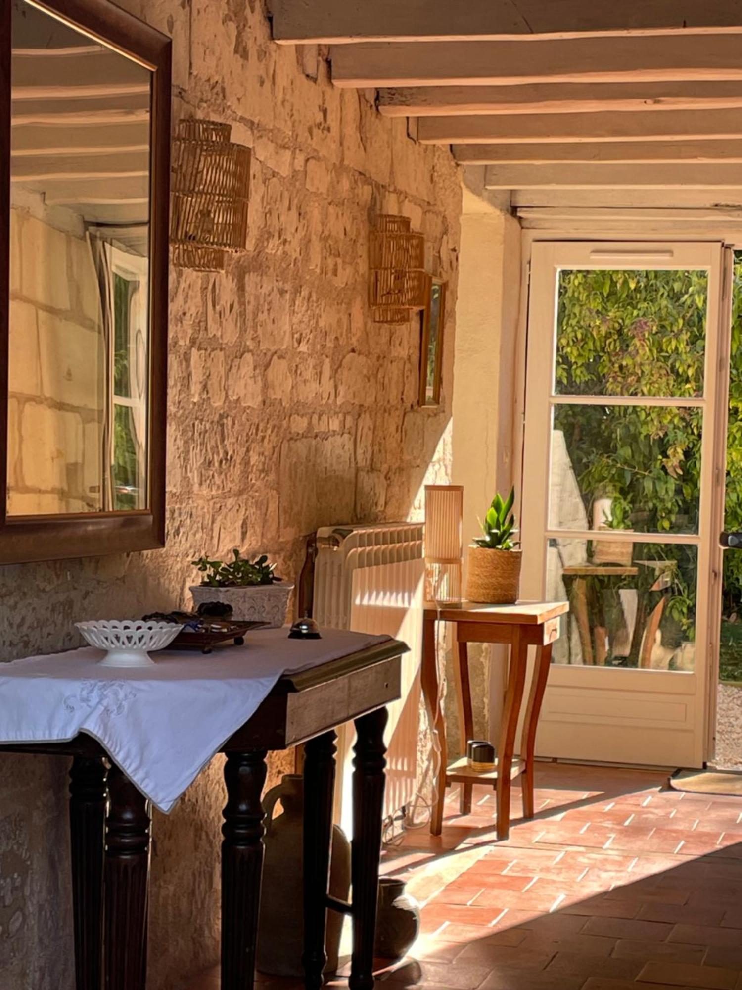 Chambres D Hotes Avec Piscine Et Spa La Foliere Saumur Villebernier Dış mekan fotoğraf