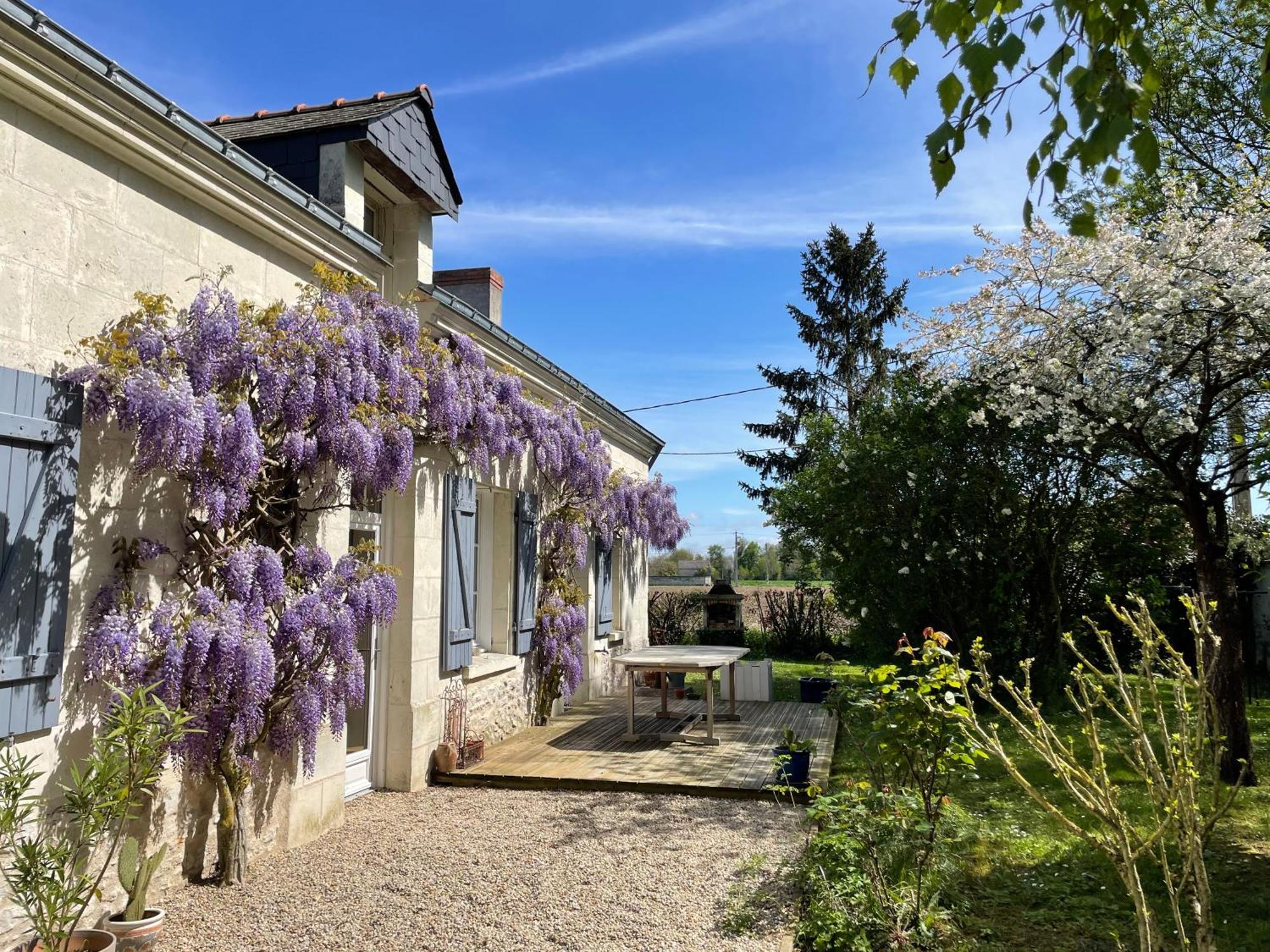Chambres D Hotes Avec Piscine Et Spa La Foliere Saumur Villebernier Dış mekan fotoğraf