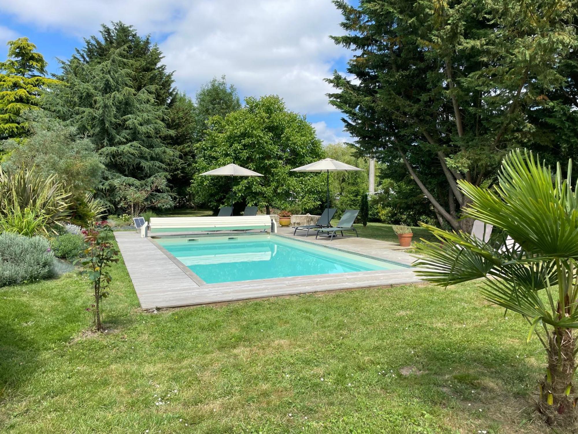 Chambres D Hotes Avec Piscine Et Spa La Foliere Saumur Villebernier Dış mekan fotoğraf